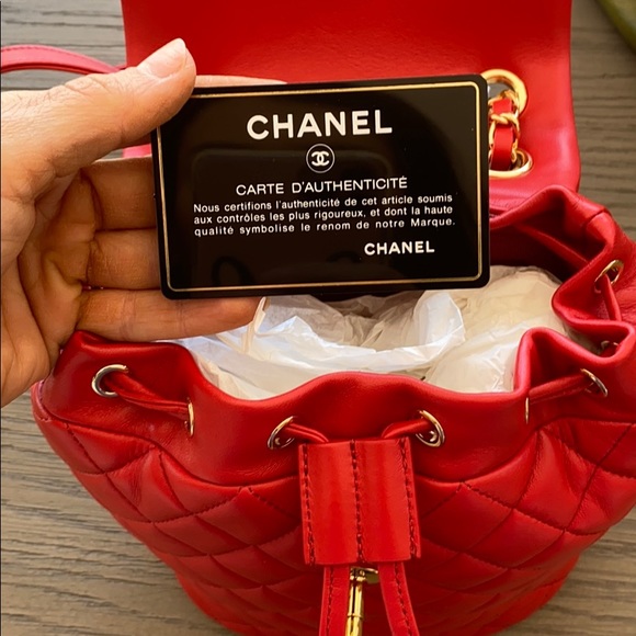 Brand New Red Chanel Backpack - Picture 7 of 8